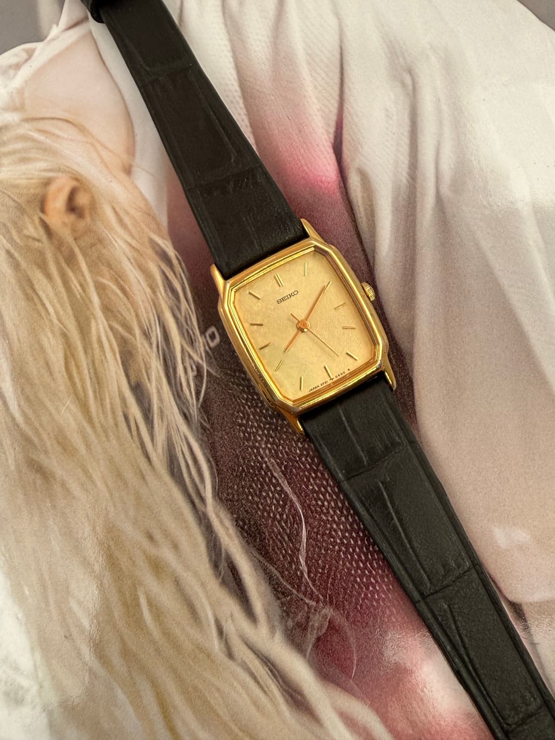 Seiko_1990s square vintage watch 상품이미지4