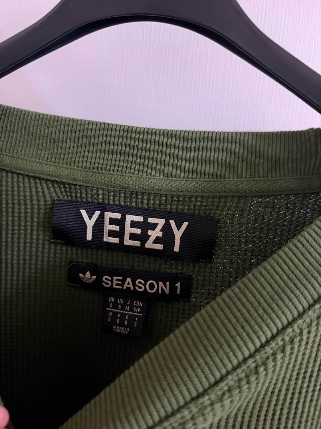 Yeezy season 1 waffle knit S 상품이미지3