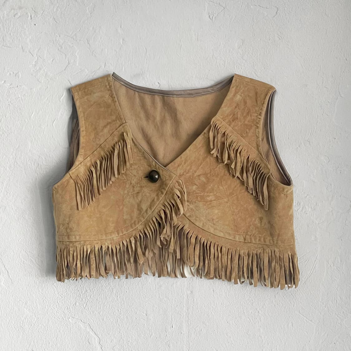 스웨이드 프린지 베스트 상품이미지1