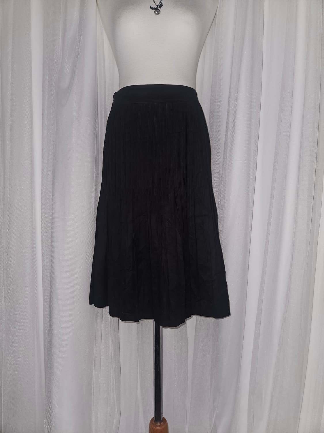 vingt-trois 공겜 히메 세무 플리츠 미디 스커트 상품이미지4