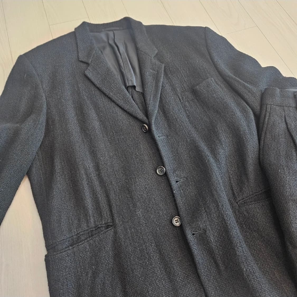 [M] 꼼데가르송 옴므 린넨 울 셋업 상품이미지2