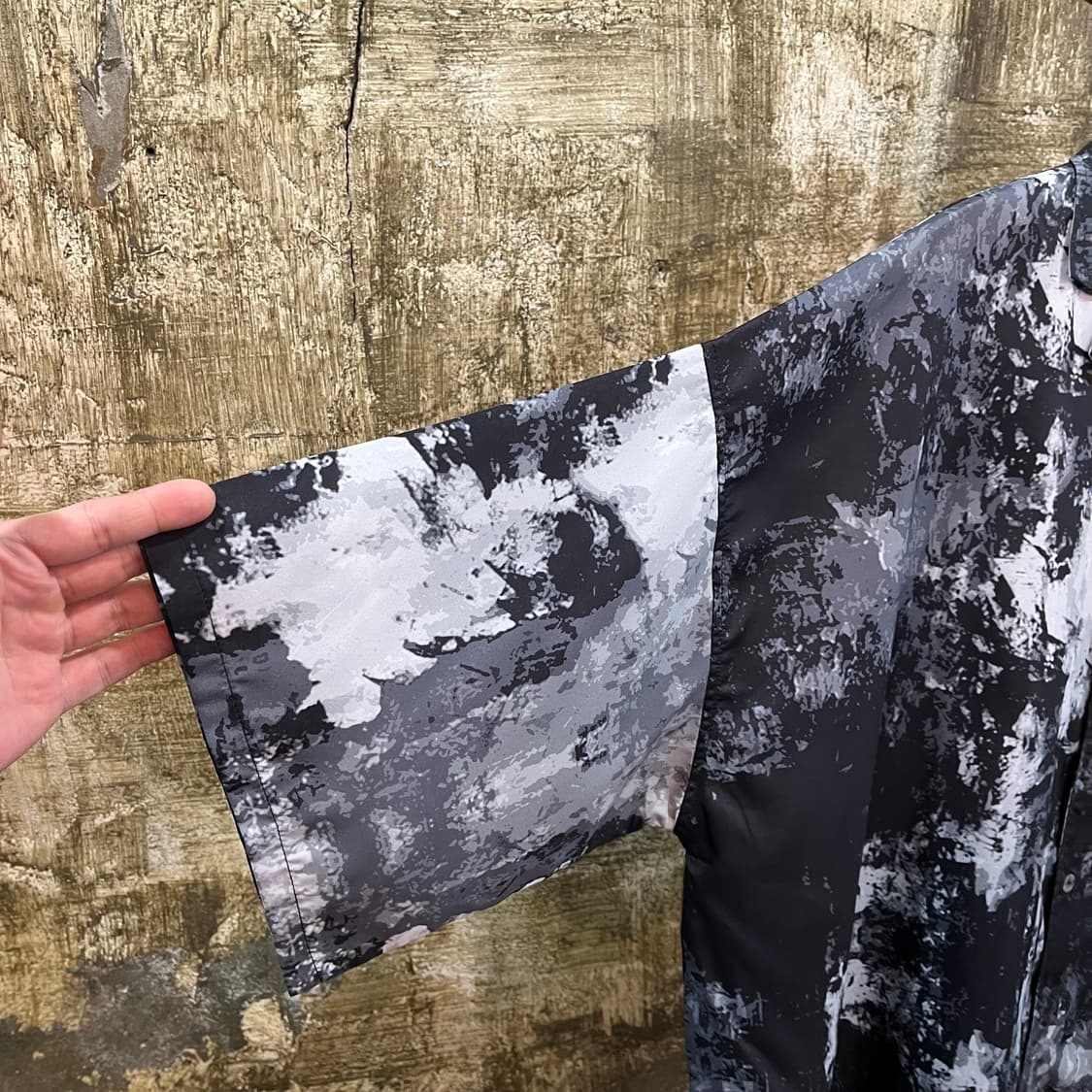 빈티지 오버사이즈 패턴 셔츠 상품이미지4