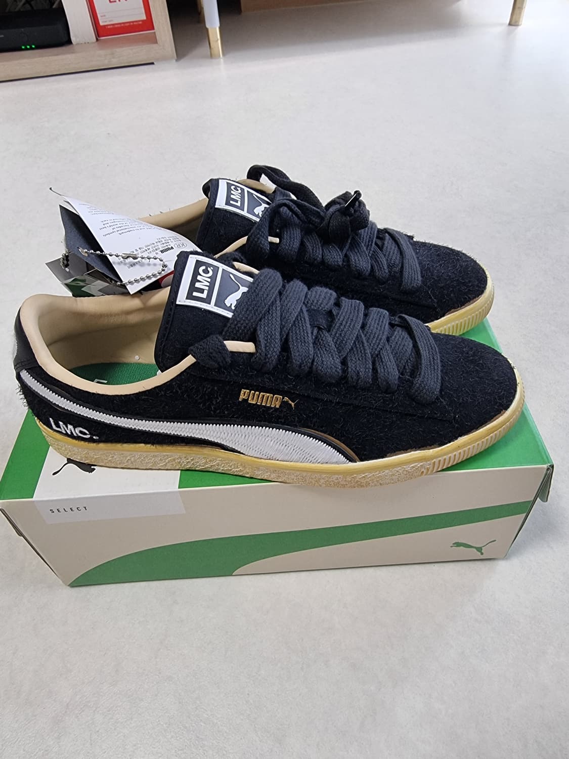 푸마 LMC 스웨이드 빈티지 블랙 280 상품이미지4