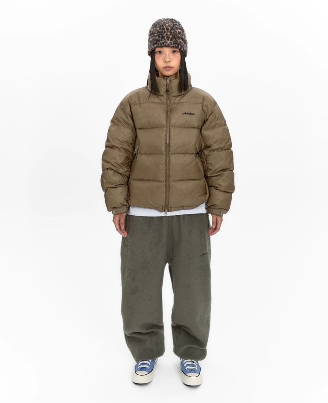 예스아이씨 패딩 브라운 5B Fond Down Jacket Greige 상품이미지2