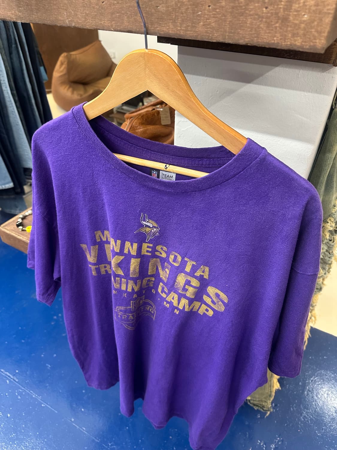 Nfl 바이킹스 퍼플 반팔티 상품이미지2