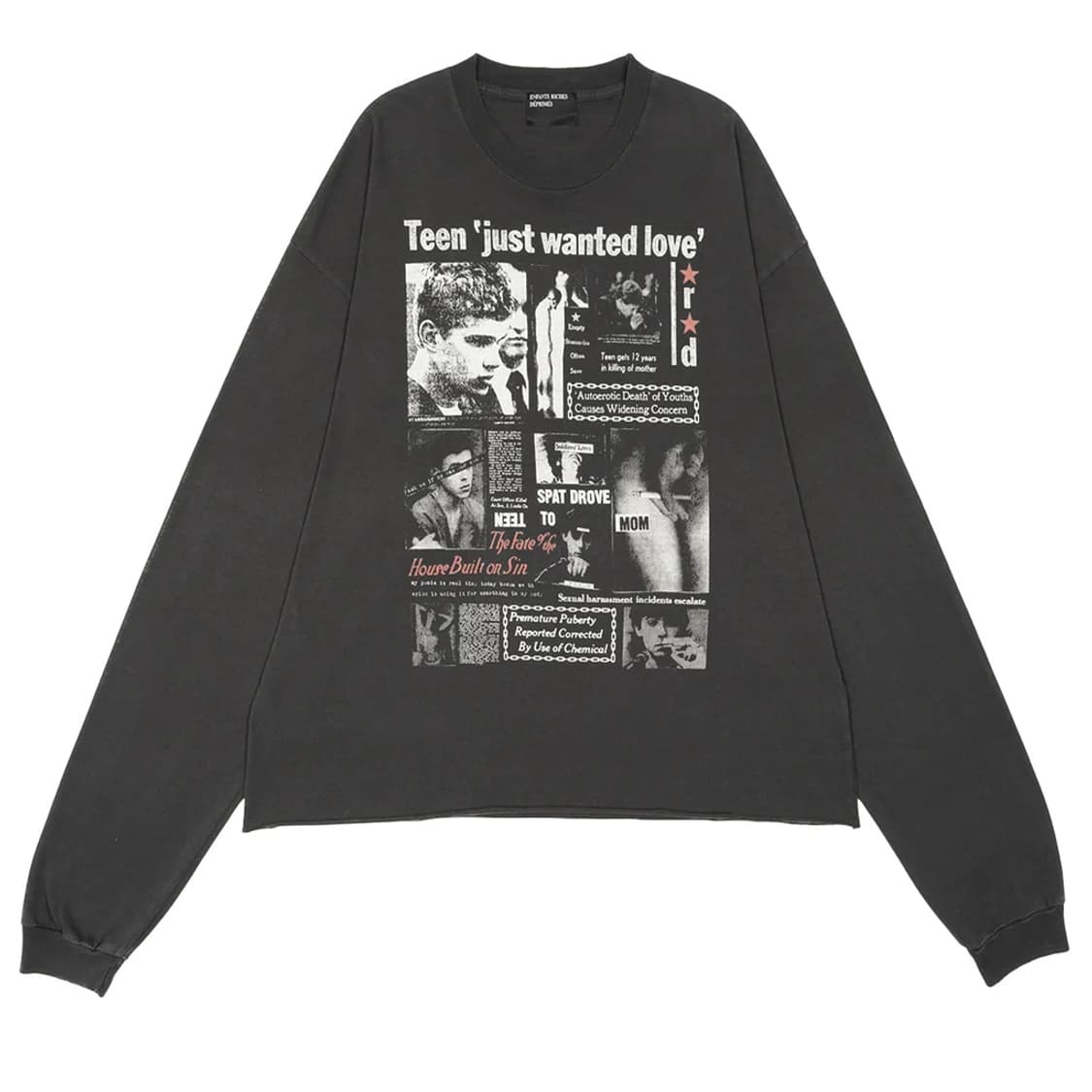 Erd teen just wanted love 롱슬리브 상품이미지1