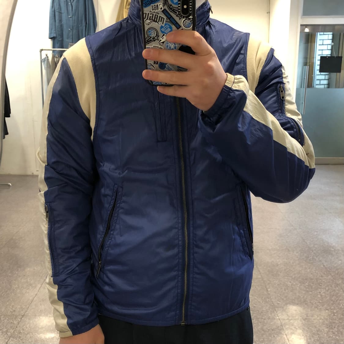 디젤 나일론 바이커 자켓 상품이미지1