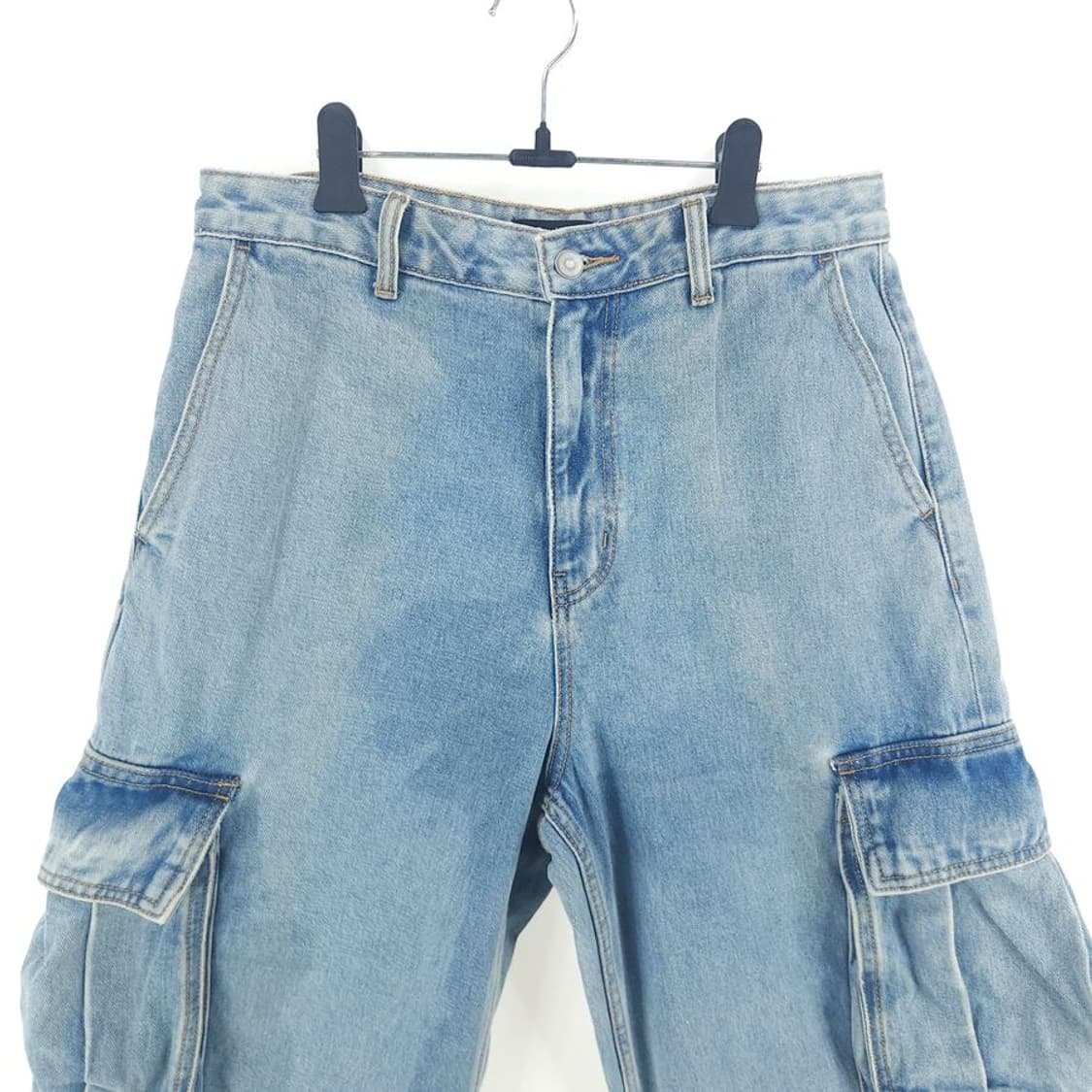 [남30]무신사스탠다드 카고 데님 팬츠(스판x)[Y62-070] 상품이미지2