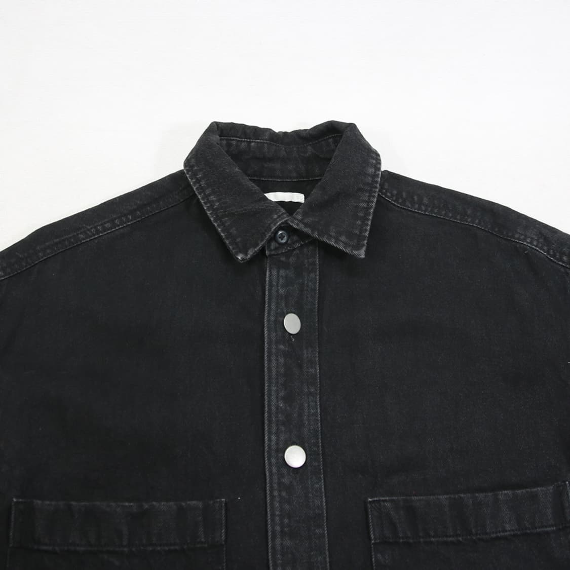 (착용컷) GU 데님 셔츠 (남성용 98-100) 상품이미지4