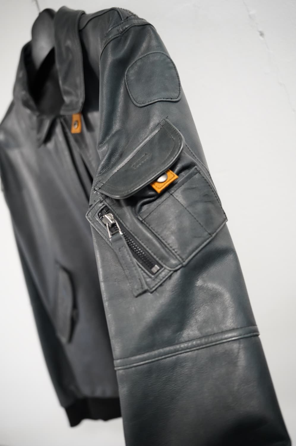 [N][110] 고트스킨 항공 레더 자켓 상품이미지7