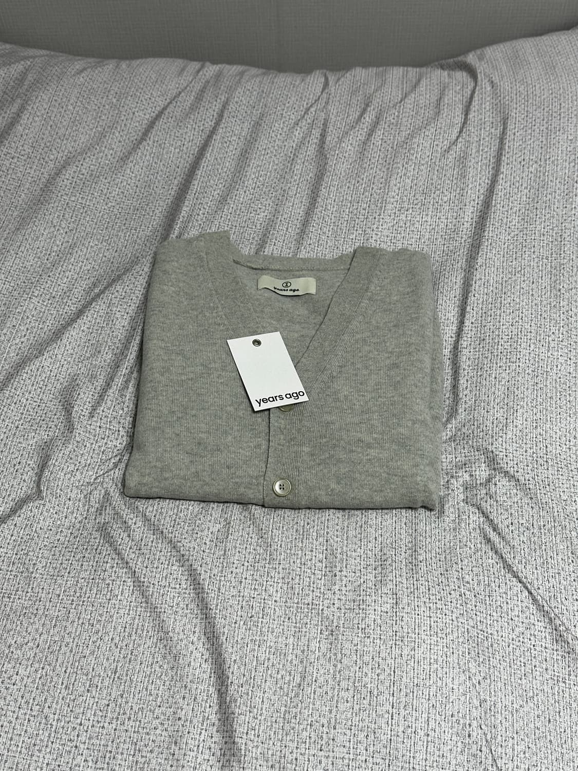 Rover wool cardigan 02 light grey 상품이미지3