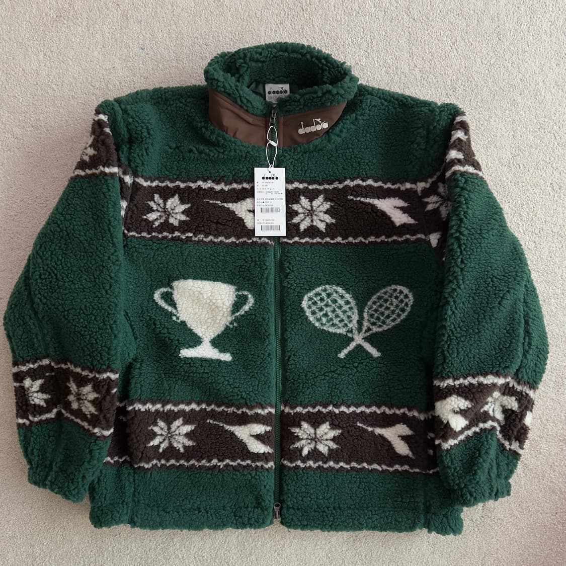 디아도라 모르비 패턴 플리스 자켓 상품이미지1