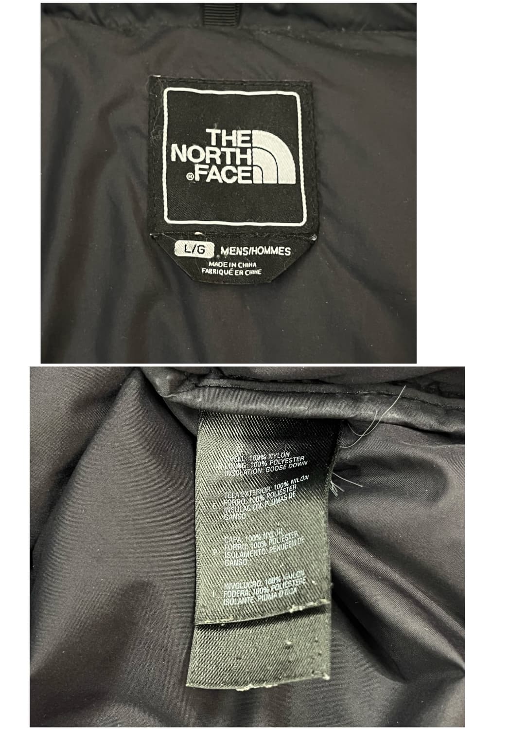 노스페이스 눕시 700 다운 패딩 블랙 L #csz1776 상품이미지3