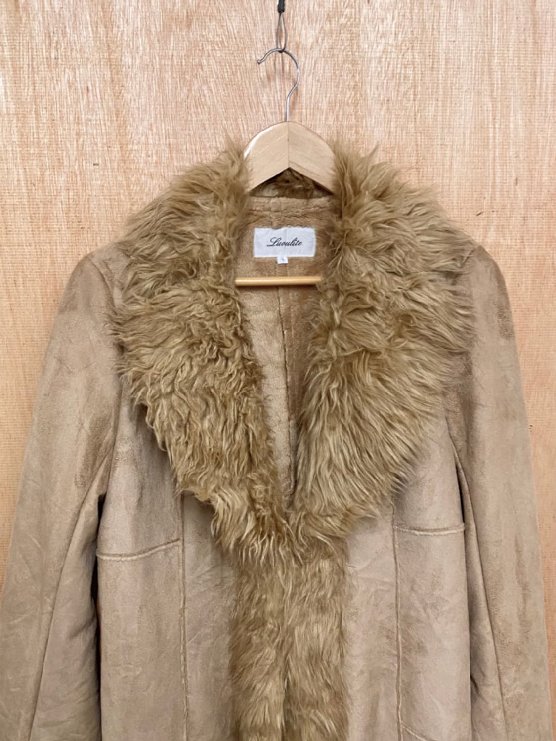 VTG fur mustang coat 인조 퍼 무스탕 코트 상품이미지5