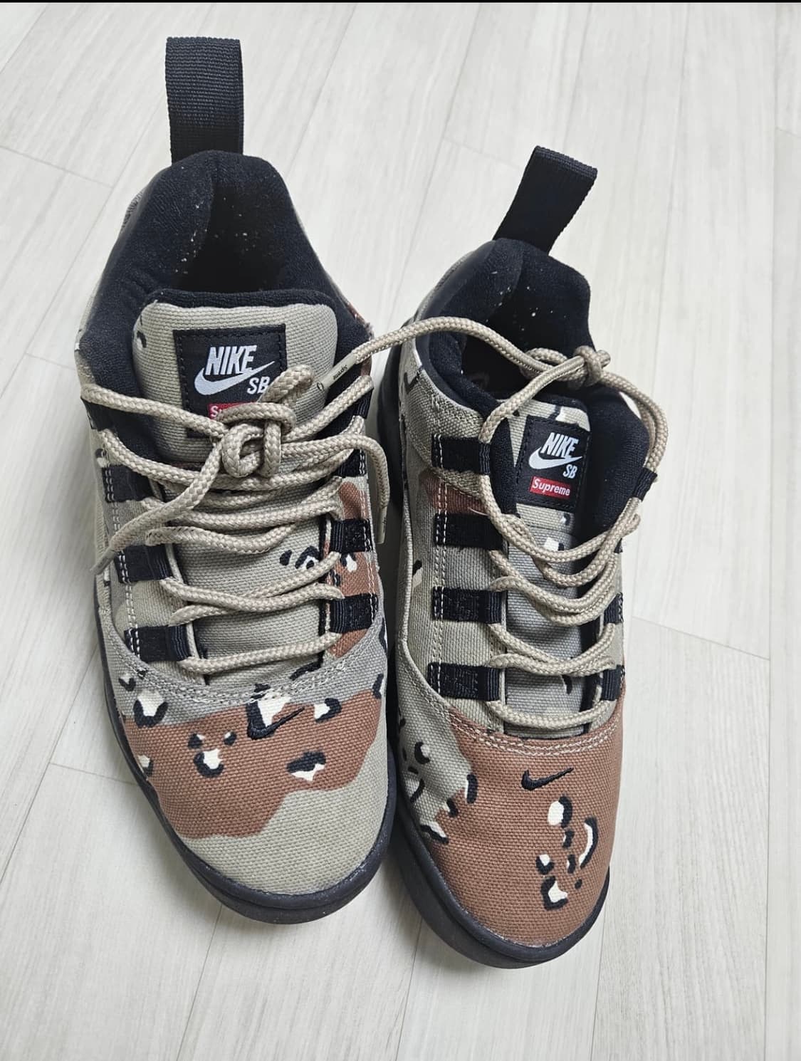 나이키 슈프림 sb 다윈 로우 데저트 카모  상품이미지1