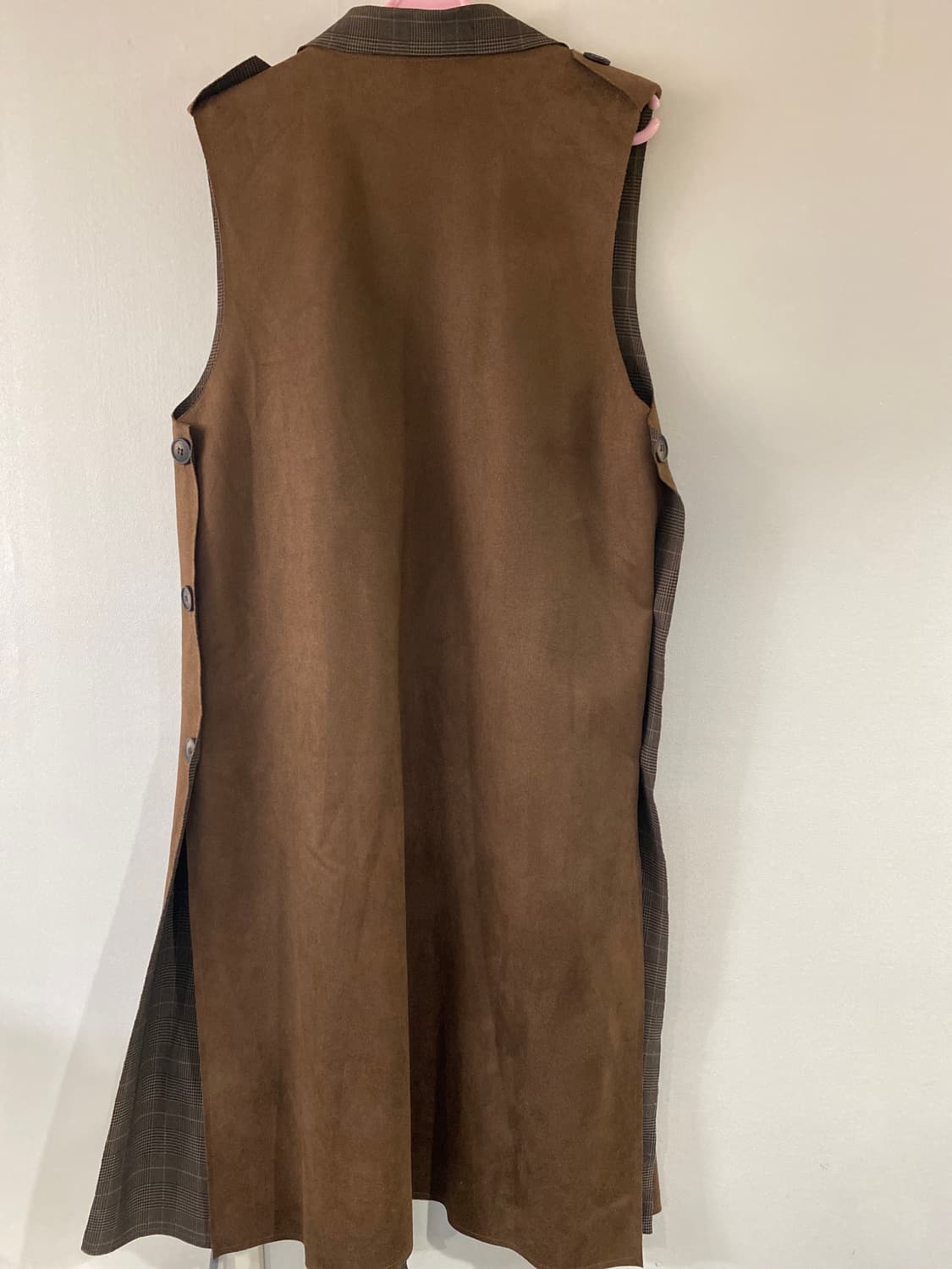 스웨이드 롱 베스트 상품이미지3