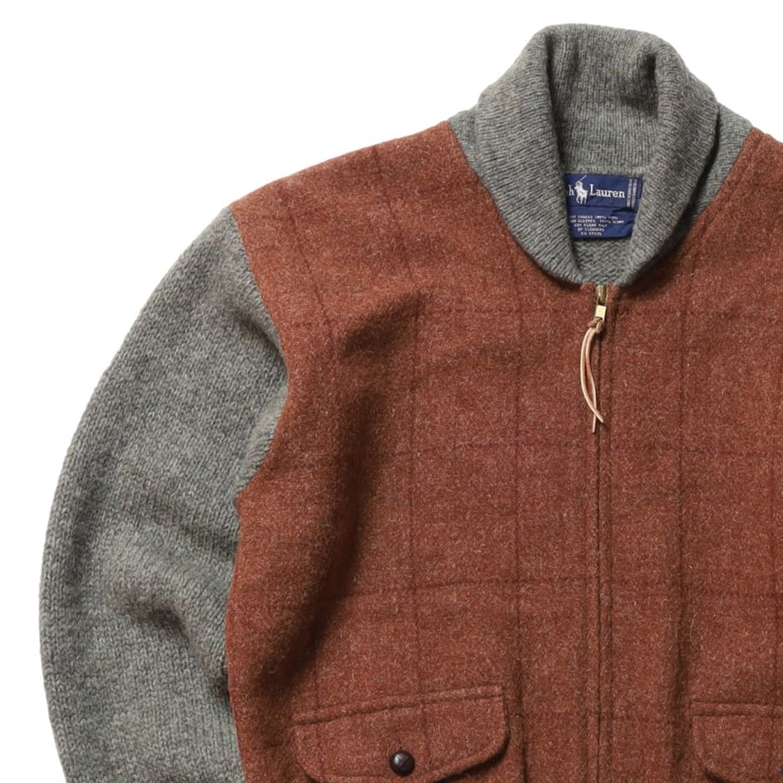 랄프 로렌 80’s Wool Knit Blouson Jacket  상품이미지3