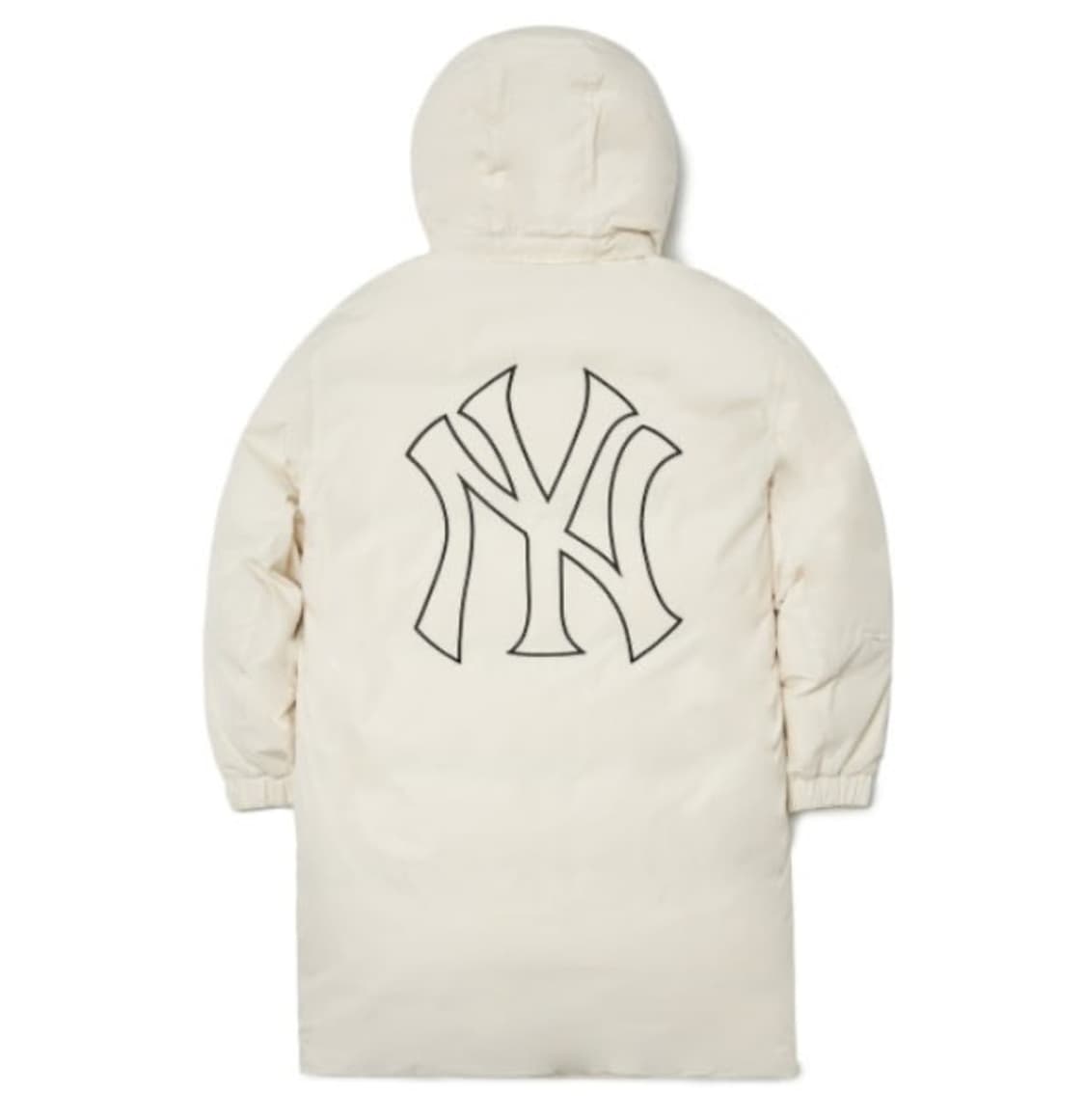MLB 뉴욕 양키스베이직 메가로고 롱패딩 파카 NY S 아이보리(화이트) 상품이미지2