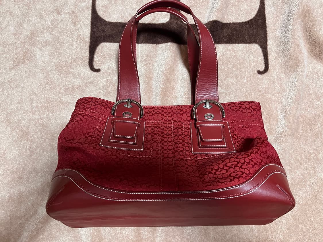 코치 빈티지 버건디 가방 상품이미지1