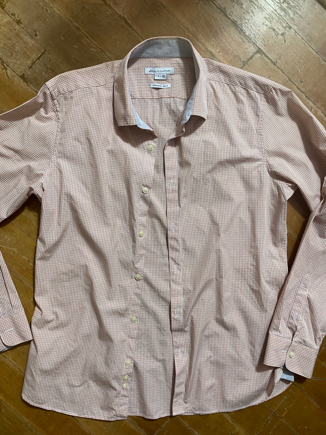 질바이질스튜어트 깅엄체크 셔츠 XL (100) 상품이미지1