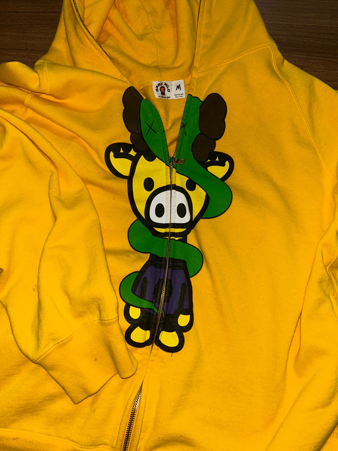 Bape X Kaws hooded zip up 상품이미지1