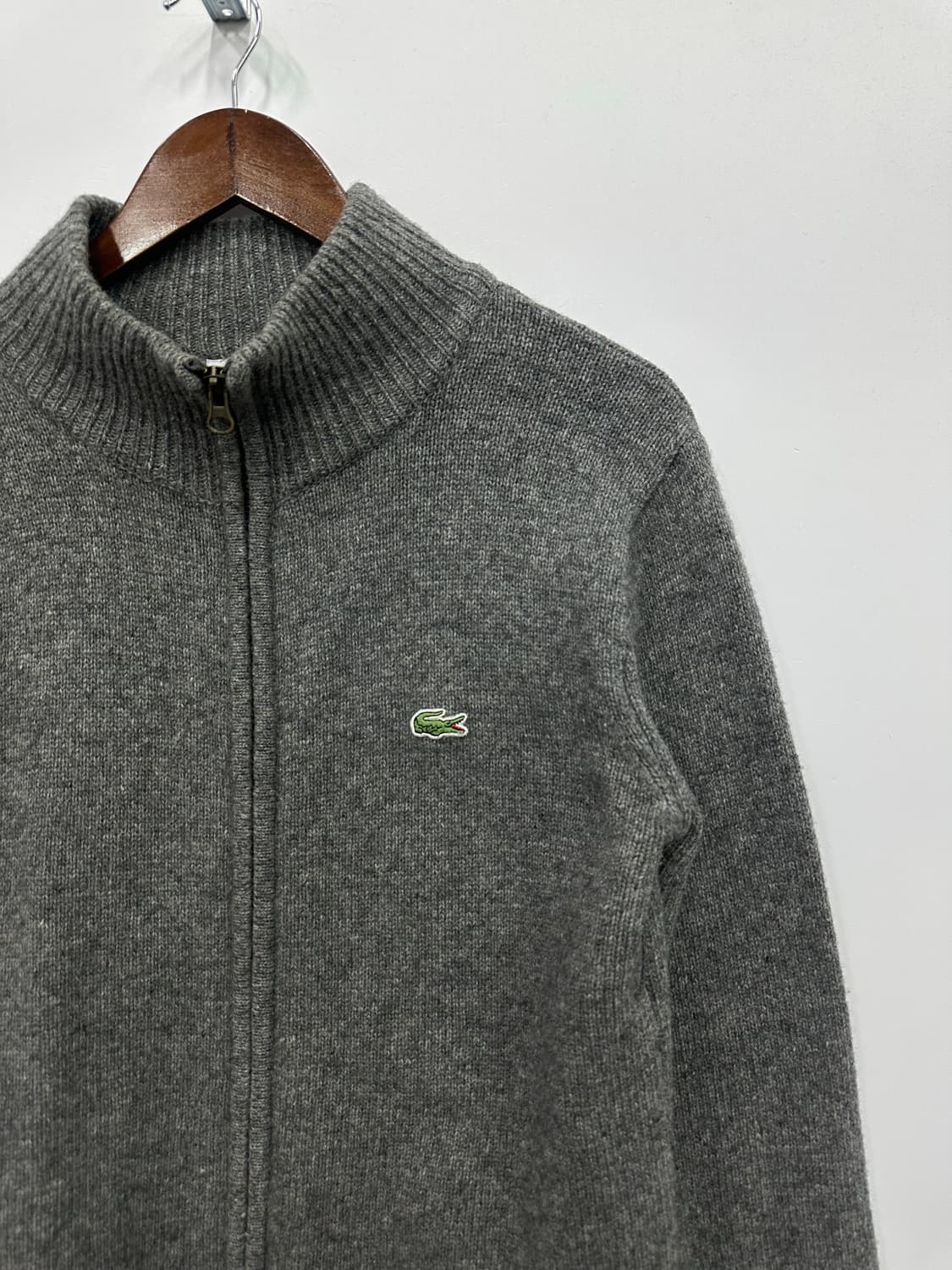 라코스테 그레이 니트집업가다 상품이미지3