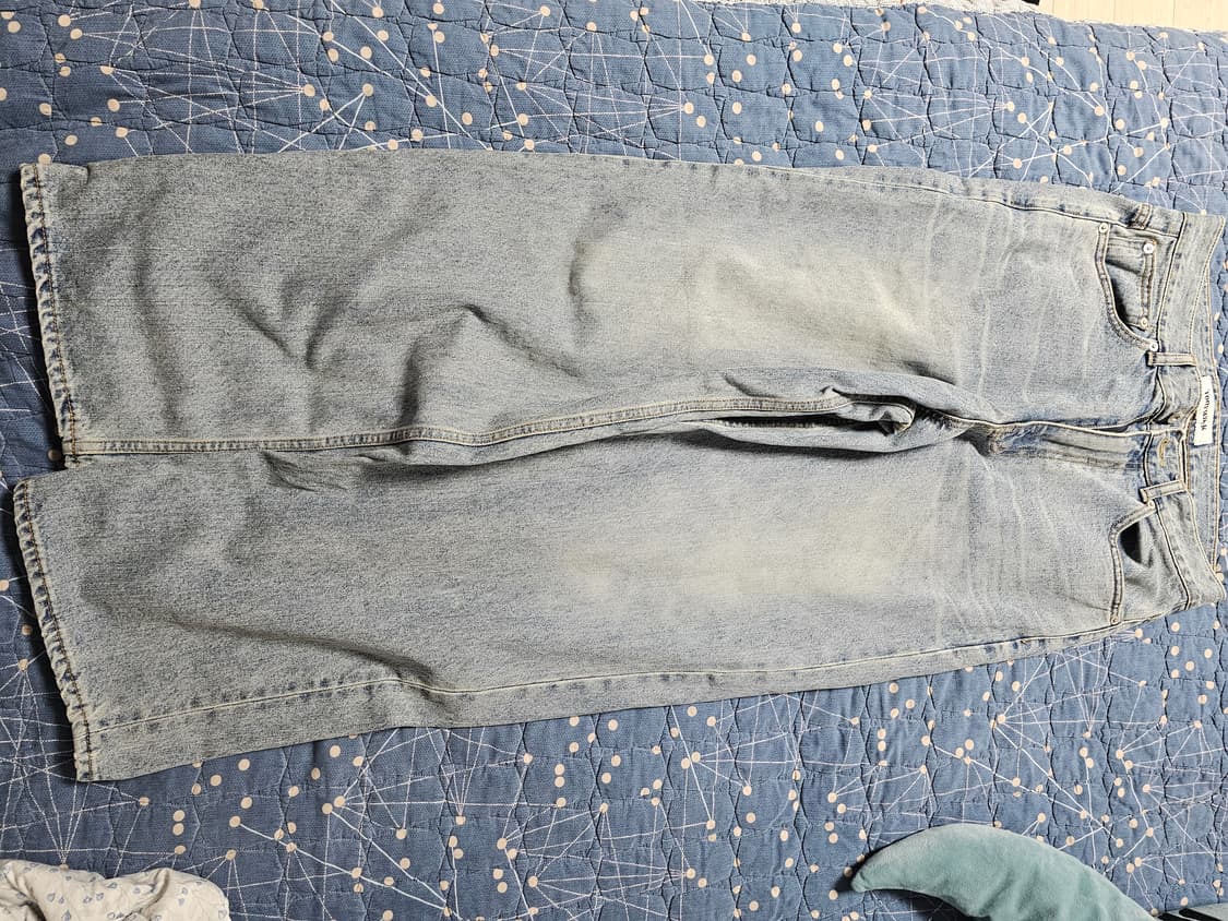 토니웩 와이드 연청 데님 28 상품이미지2