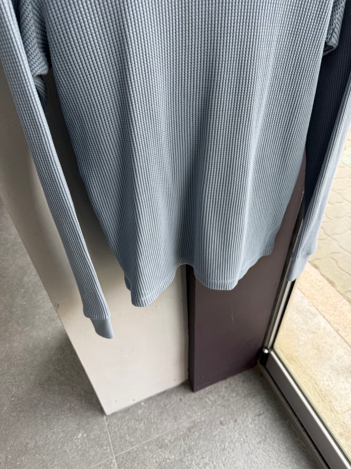 M/ 띠어리 와플패턴 크루넥 스웻니트 상품이미지4