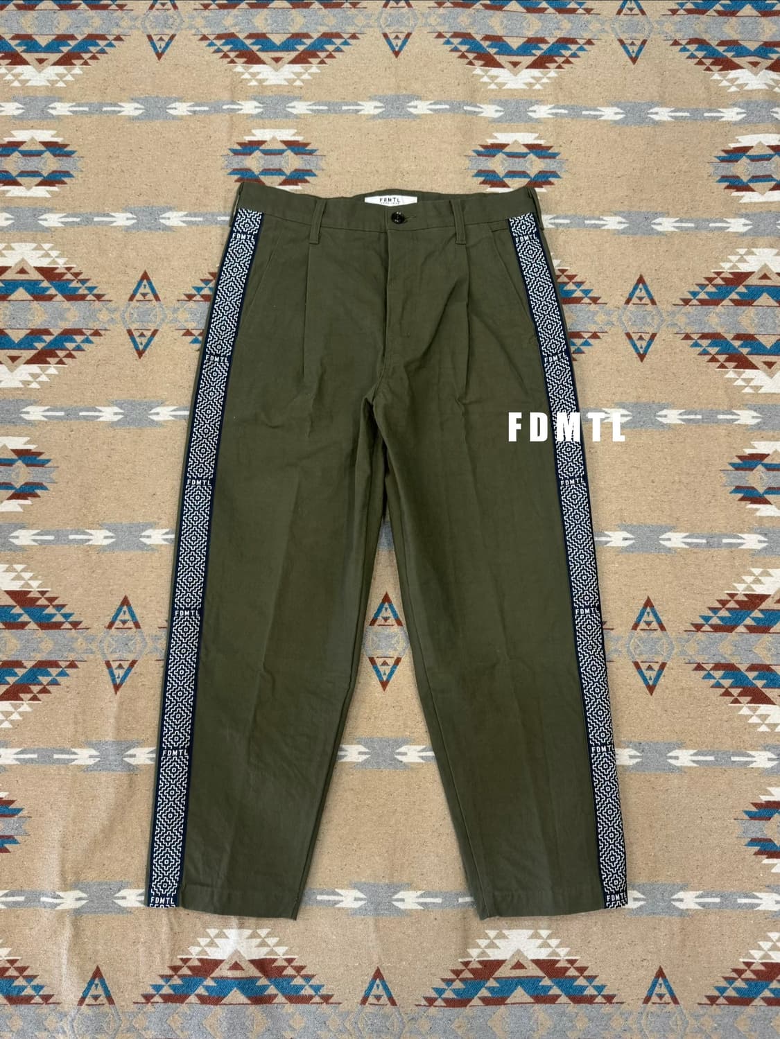 [30] FDMTL 펀드멘탈 립스탑 원턱 테이퍼드 팬츠  상품이미지1