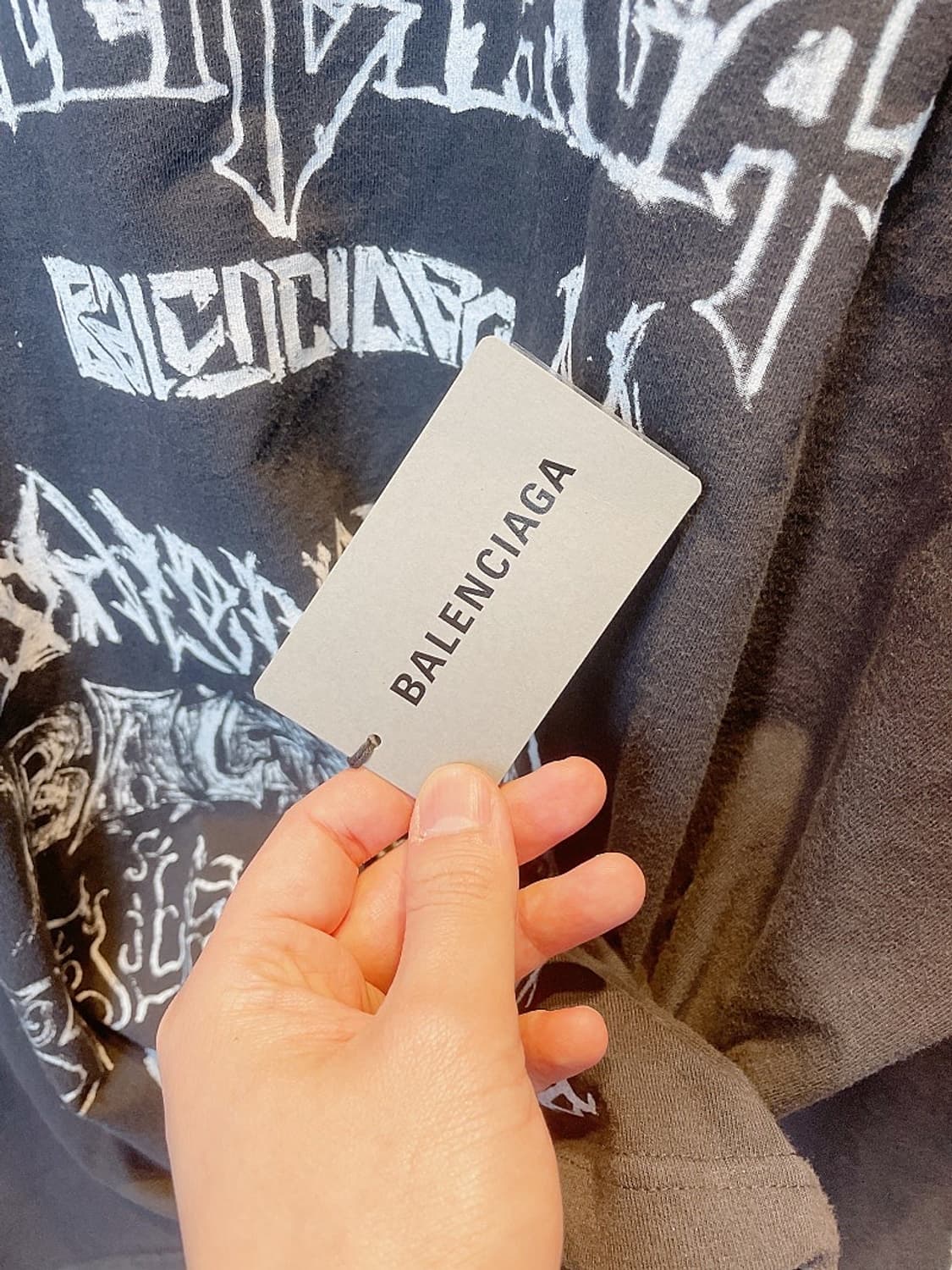 (정품/새상품) 발렌시아가 공용 메탈 미디엄 핏 롱슬리브 상품이미지4