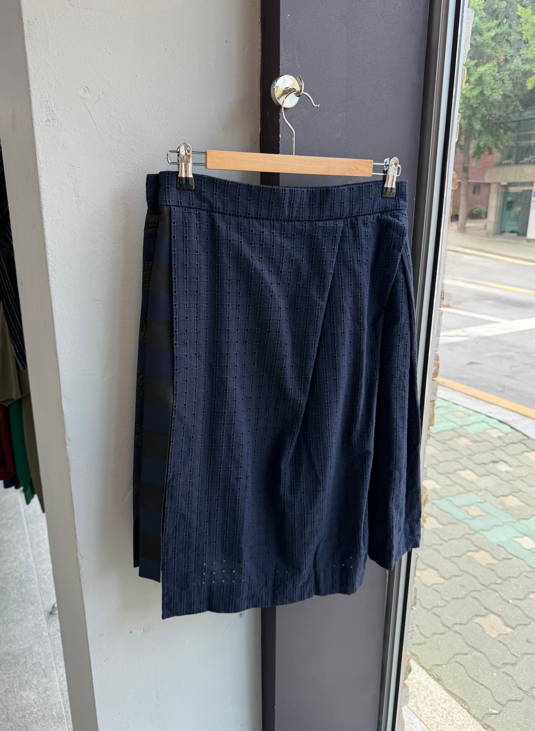 40/ 비비안웨스트우드 투톤 비대칭 스커트 상품이미지7