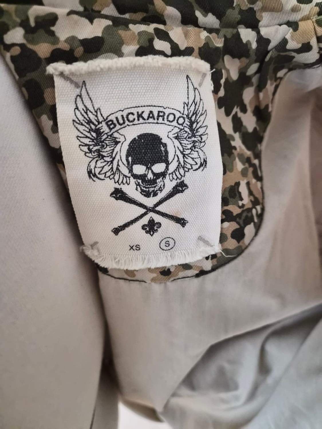 버커루 빈티지 밀리터리 카모 야상 자켓 (S사이즈) 상품이미지8