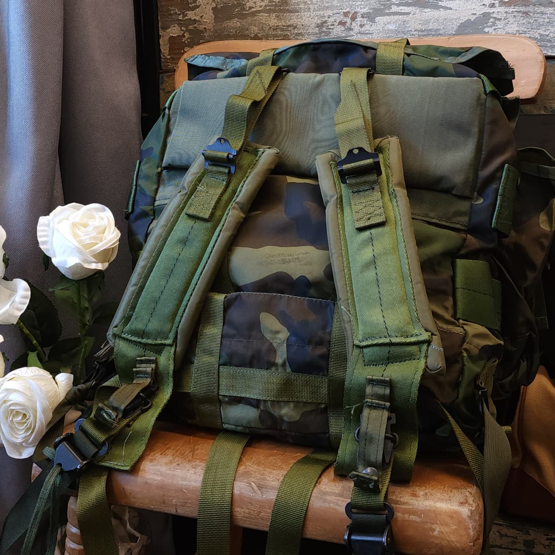 미군 앨리스 백팩 우드랜드 오리지널 미군 가방 데드스탁 상품이미지3