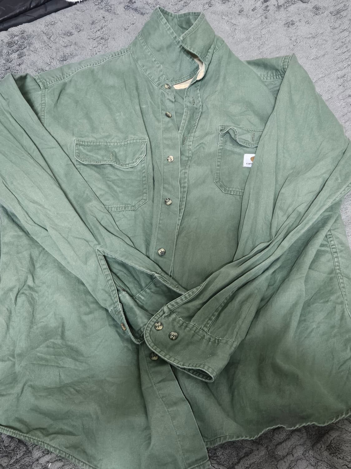 칼하트 카키 셔츠 상품이미지3