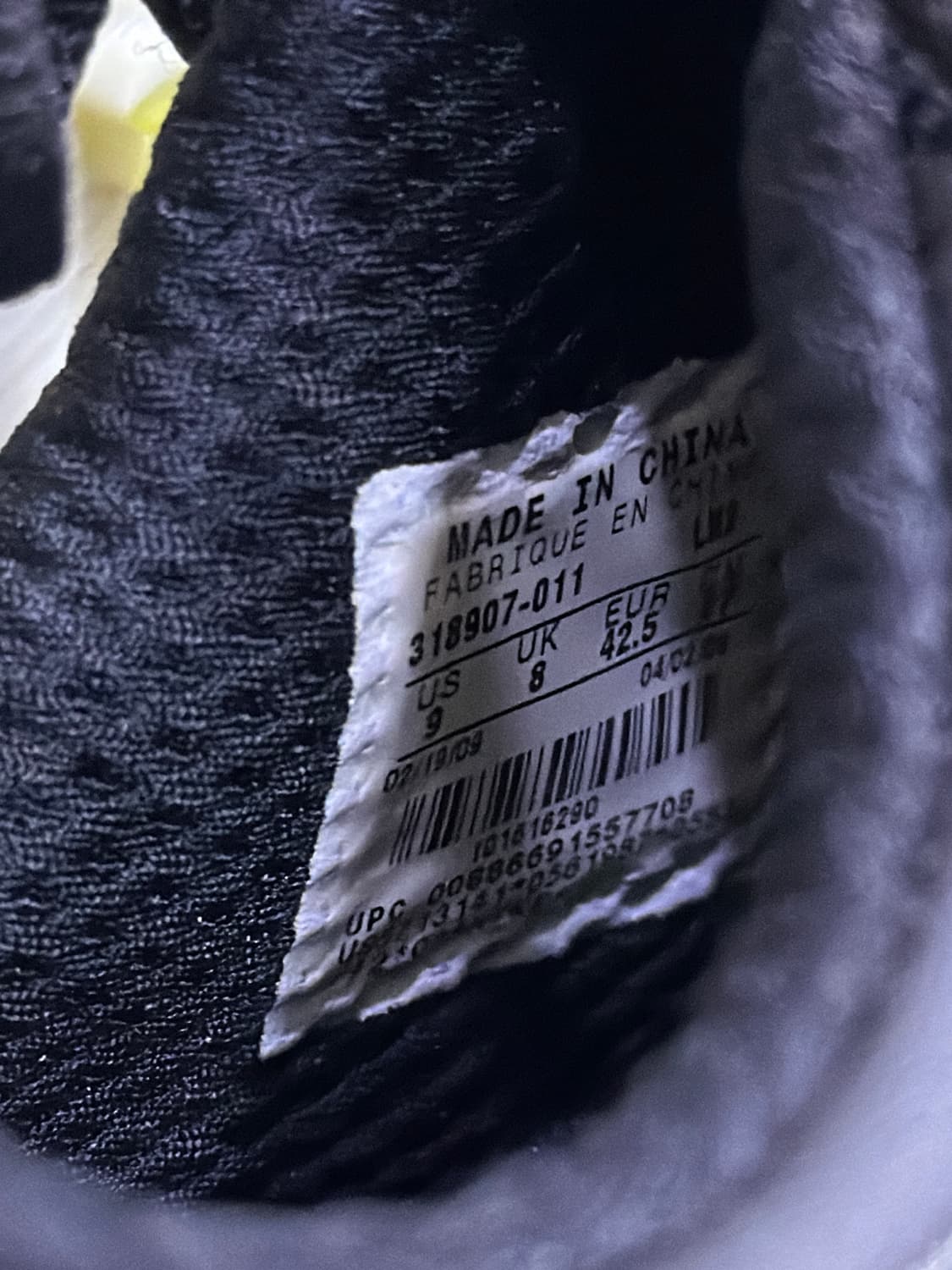 나이키 스피드 Cleats 풋볼화 블랙 화이트 270 상품이미지9