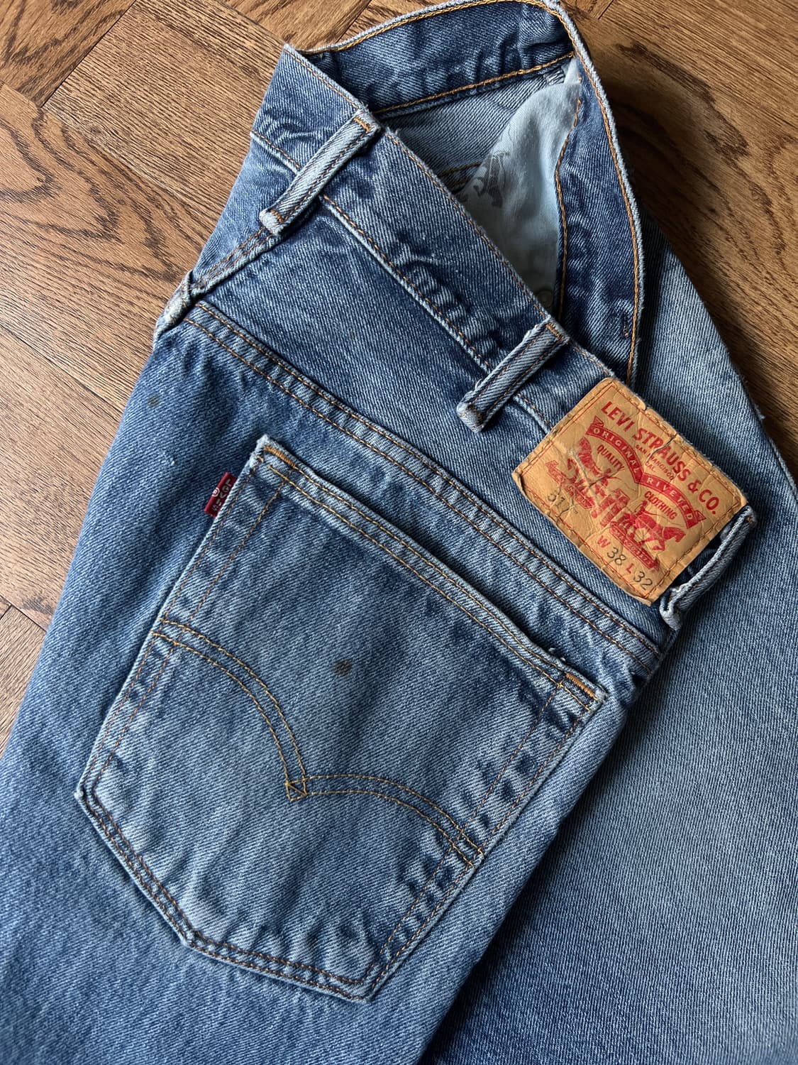 [38]리바이스 517 미디엄블루 플레어진 F3 상품이미지3