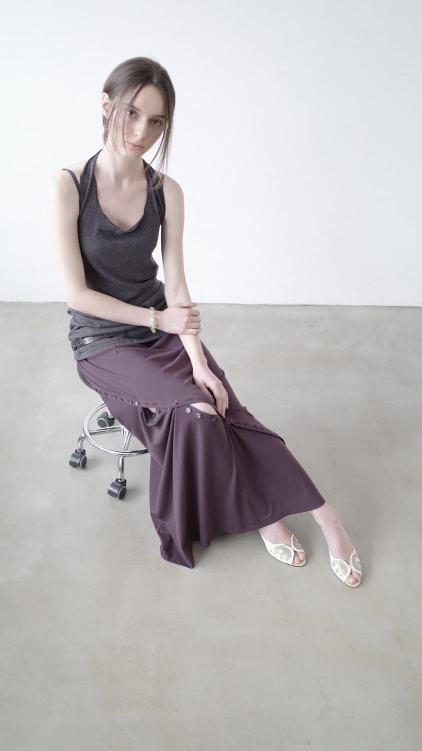 산코파퓨엘라 Paired button skirt  상품이미지2