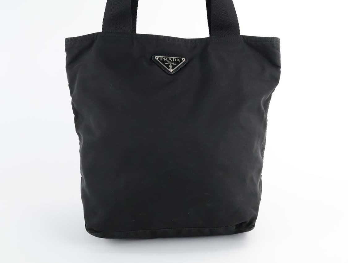 프라다 삼각로고 빅 숄더백 쇼퍼백 나일론 토트백 블랙 상품이미지2