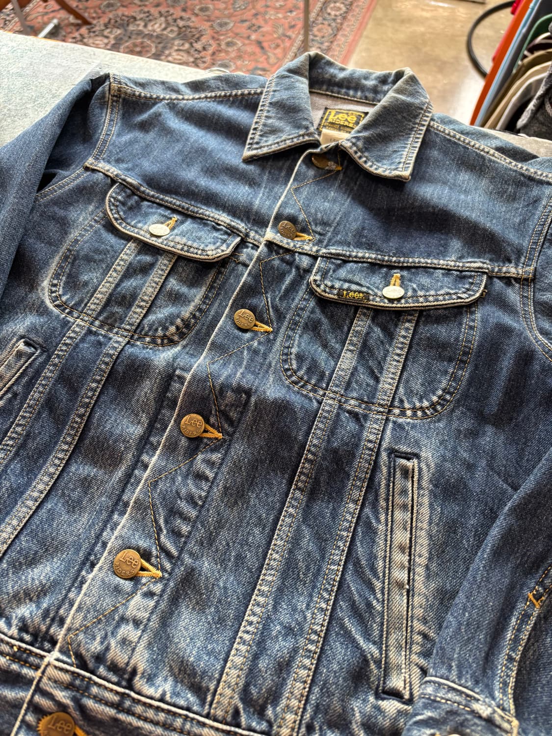 90s Lee Riders 일본 내수 복각 데님 재킷 상품이미지6