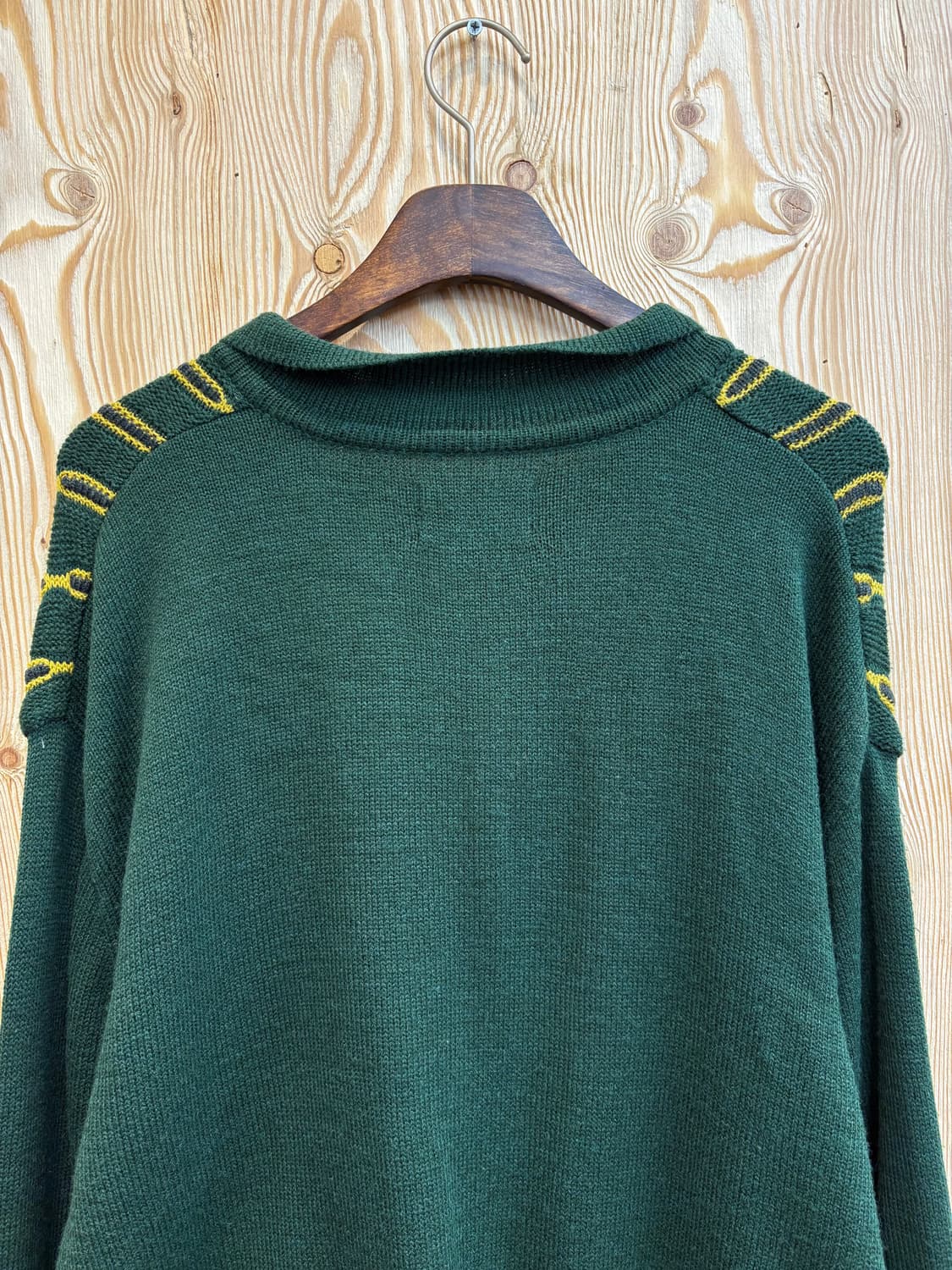 디스이즈네버댓 골드 체인 패턴 니트 집업 상품이미지4