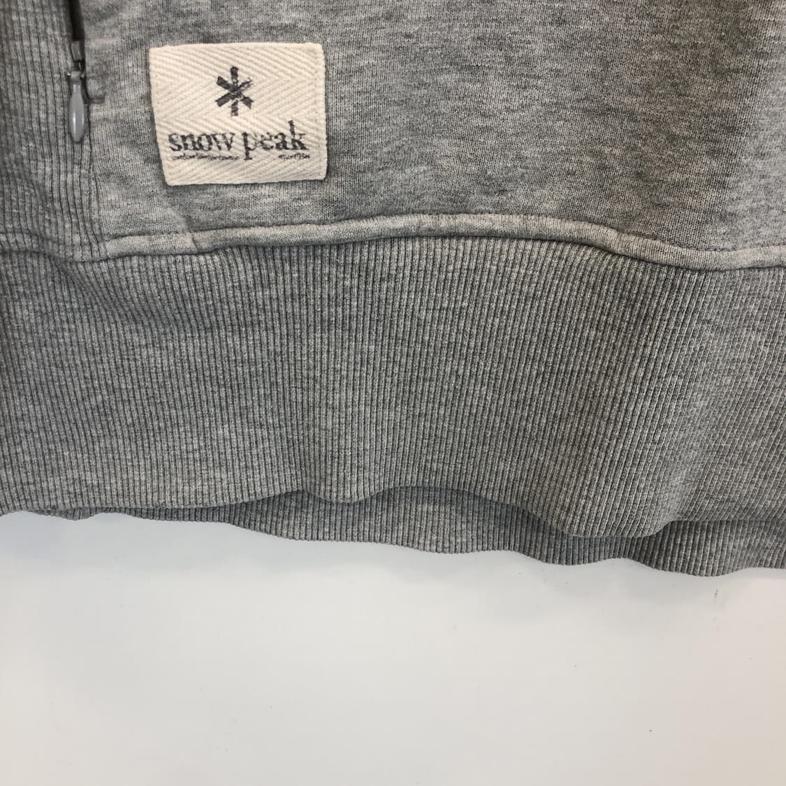 스노우피스 맨투맨 M 그레이 상품이미지2