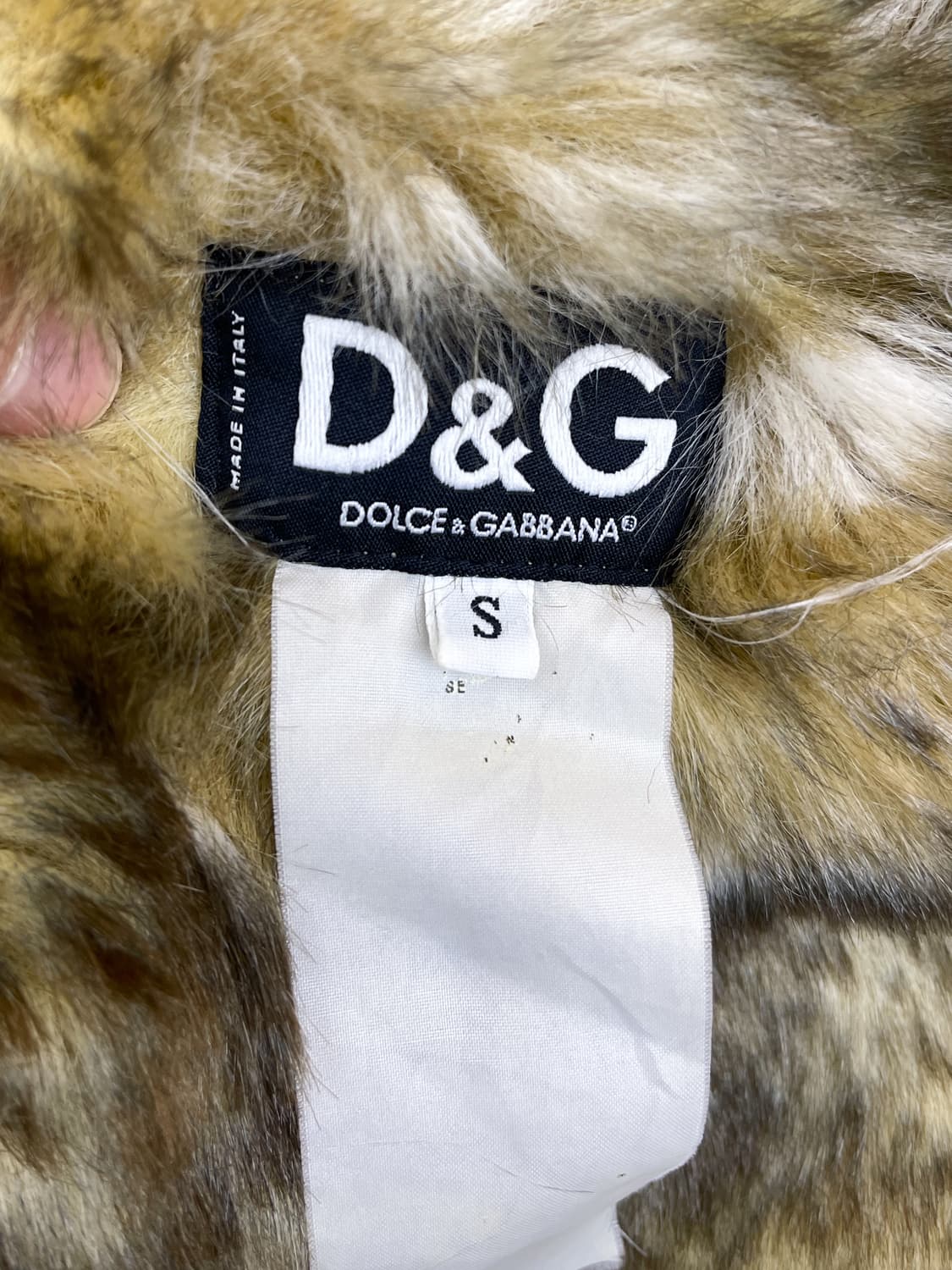 돌체앤가바나 01aw 아카이브 코듀로이 퍼 자켓 상품이미지8