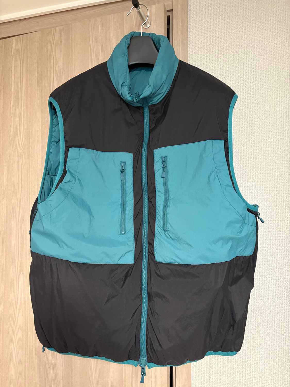 [XL] 다이와피어39 리버시블 클라이머 퍼프 베스트 에메랄드그린 상품이미지4