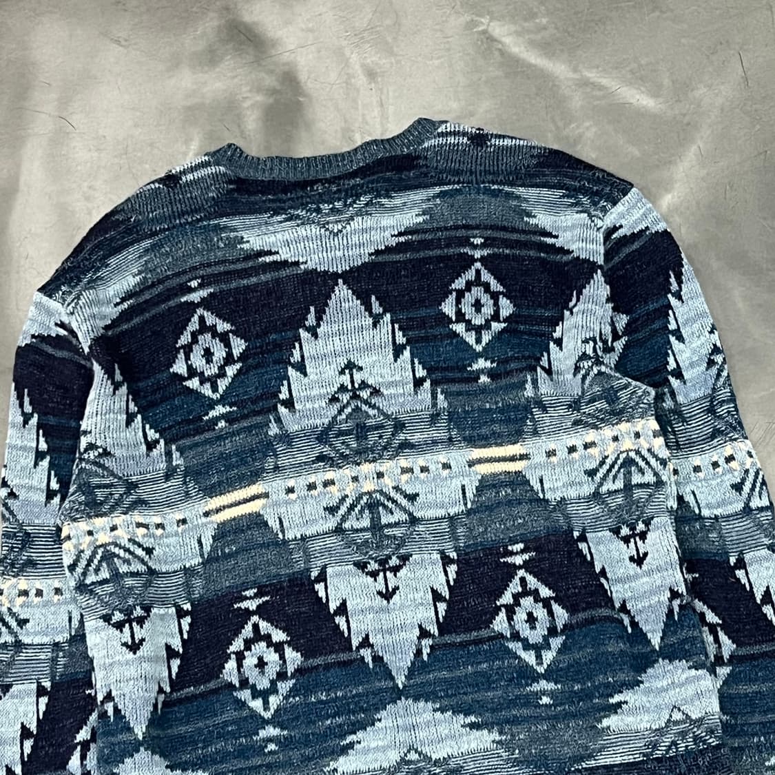  데님앤서플라이 에스닉 패턴 헨리넥 니트 y15908 상품이미지5