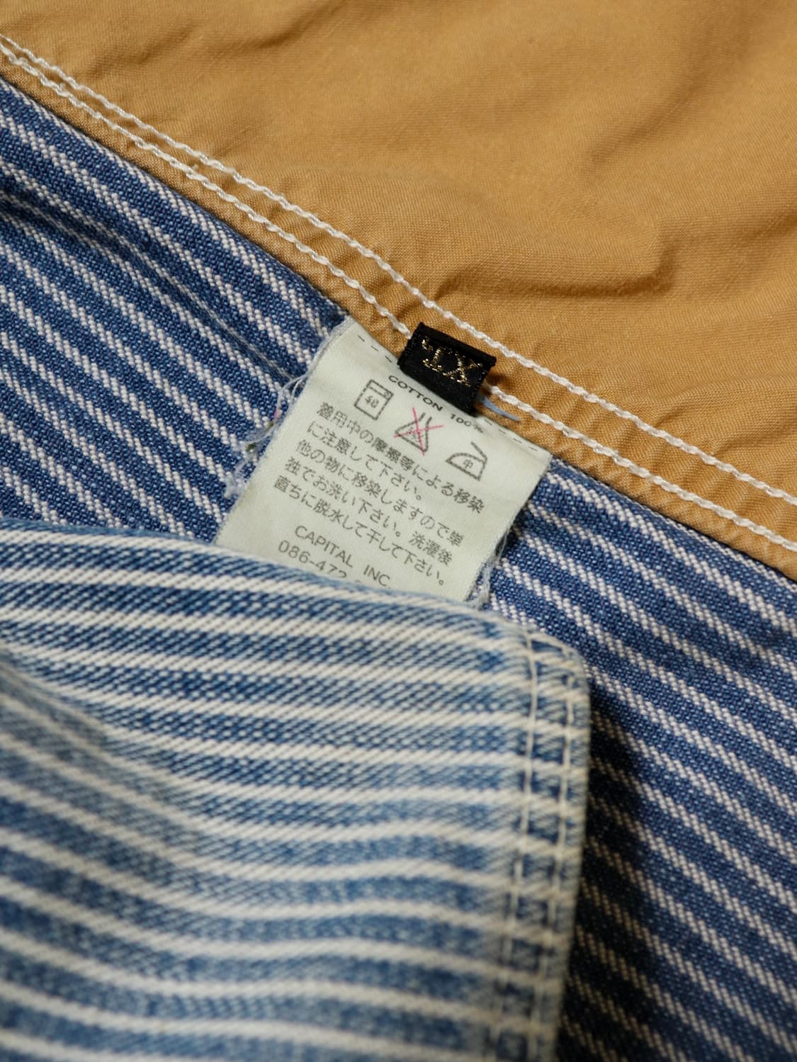KAPITAL Hickory Coverall Jacket 상품이미지10