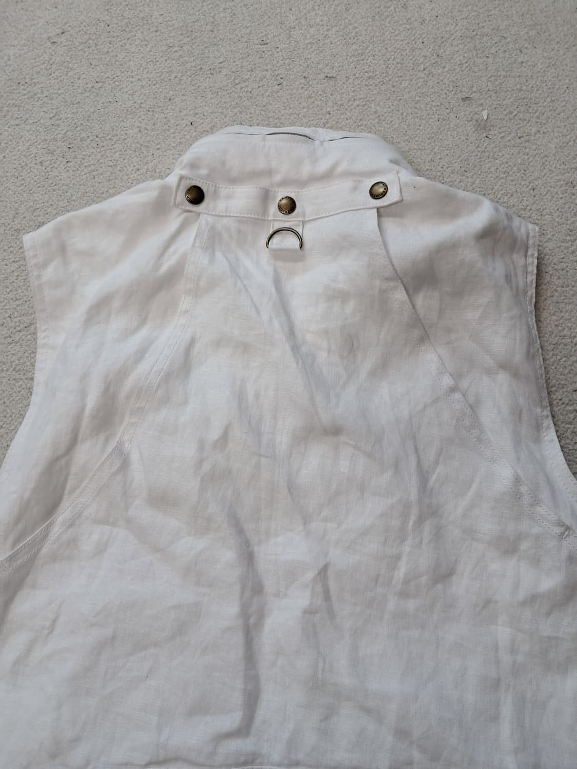 바나나리퍼블릭  헤리티지 리넨 리버 베스트 상품이미지8