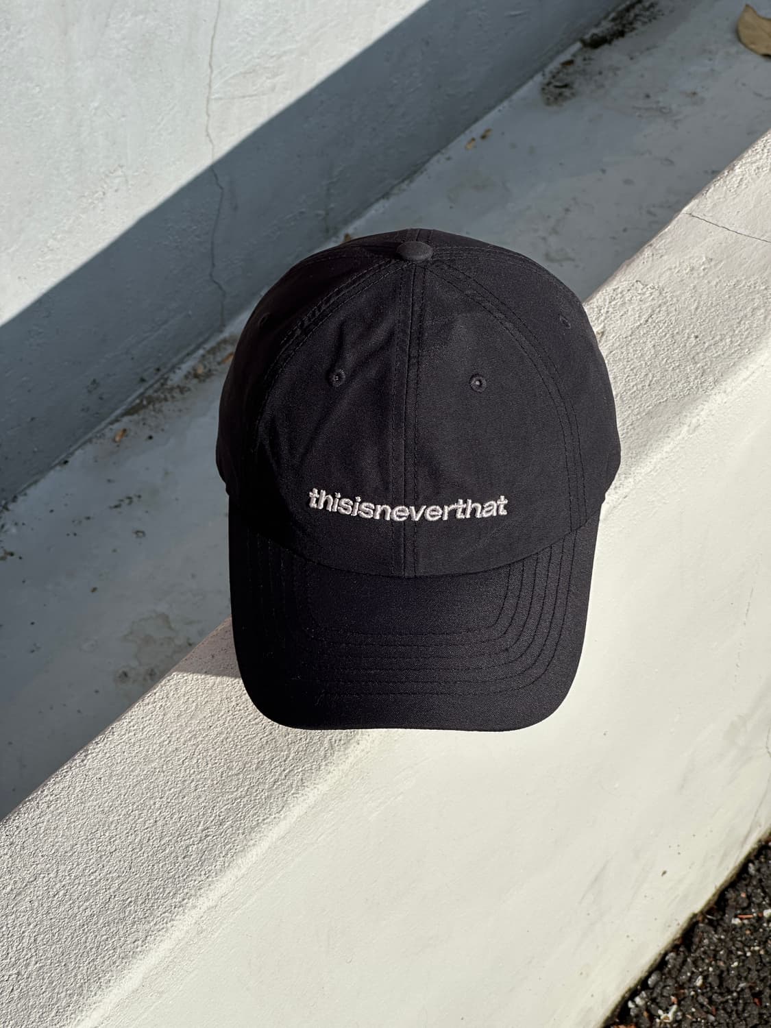 [F] 디스이즈네버댓 로고 블랙 볼캡 모자 상품이미지1