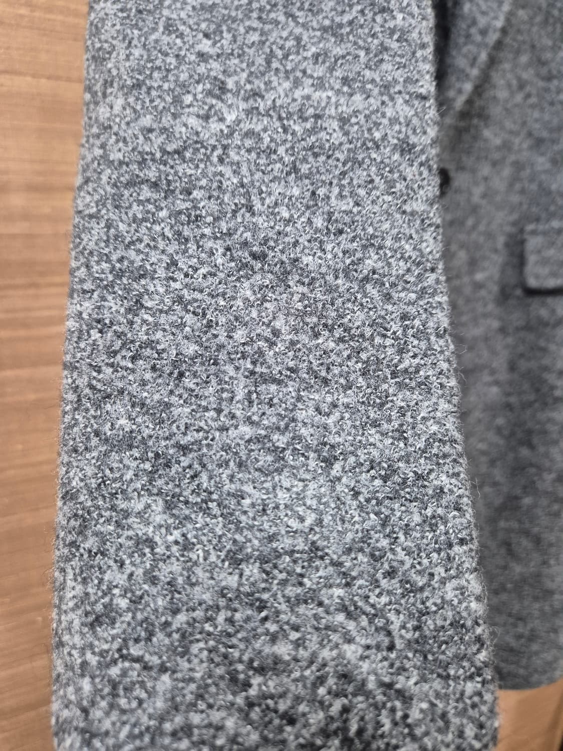 [새상품] 커스텀멜로우 울 100% 롱코트 그레이 (105 사이즈) 상품이미지7