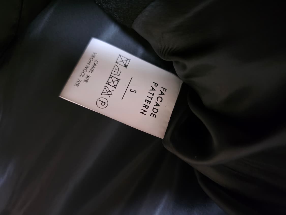 파사드패턴 카멜헤어 하프 코트 상품이미지8