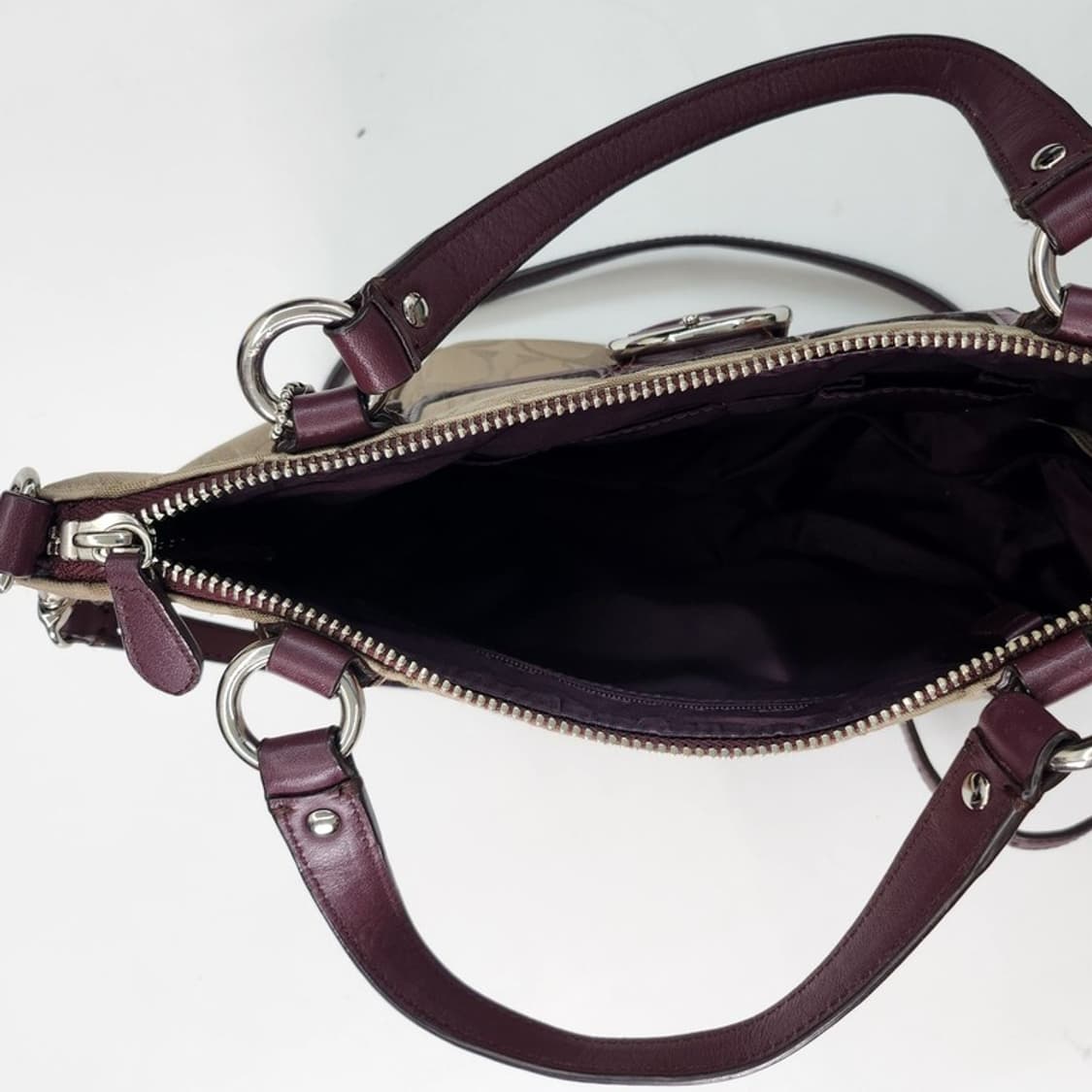 COACH 시그니처 캔버스 2WAY 숄더백 상품이미지6